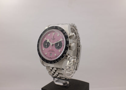 Tudor Black Bay Chronograph Steel Pink 41MM M79360N-0019 Box Papers 2025