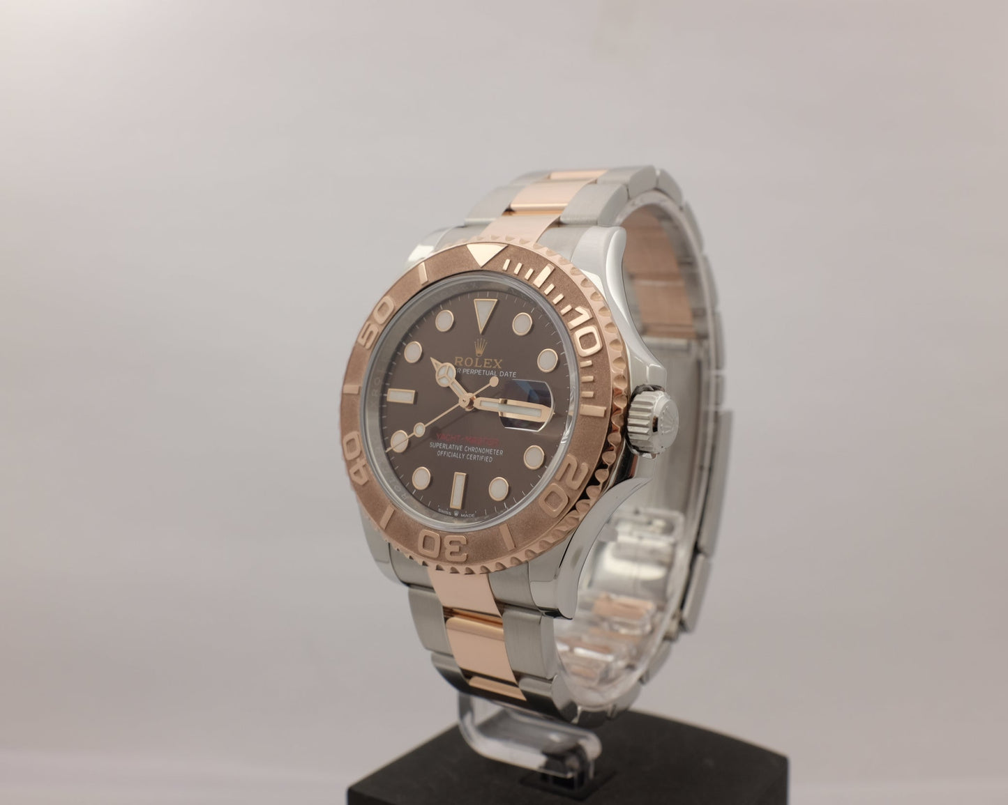 Rolex Yacht Master 18Kt Rose Gold Steel Chocolate 40MM 126621 Box Papers 2024