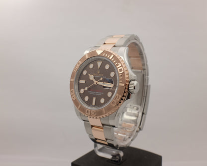 Rolex Yacht Master 18Kt Rose Gold Steel Chocolate 40MM 126621 Box Papers 2024