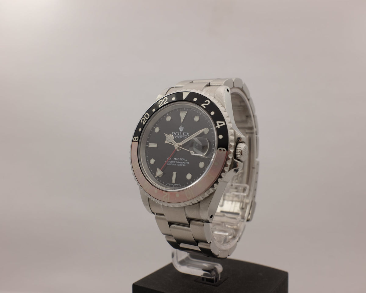 Rolex GMT Master II “FADED COKE” Bezel 16710 Box Papers 2002