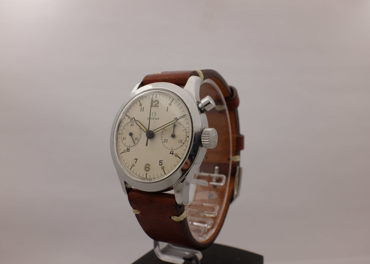 Omega RCAF Monopusher Chronograph 1960's 38MM