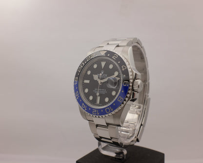 Rolex GMT Master II Black & Blue Ceramic 116710BLNR Box Papers 2016
