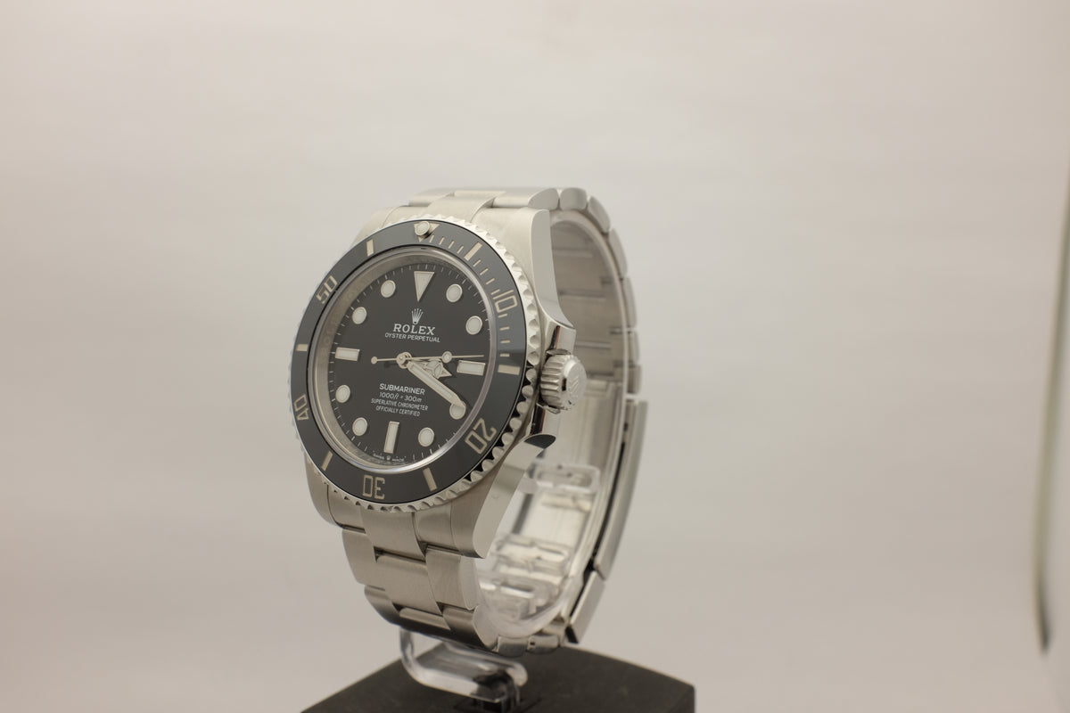 Rolex Submariner Steel No Date Ceramic 41MM 124060 Box Papers 2021