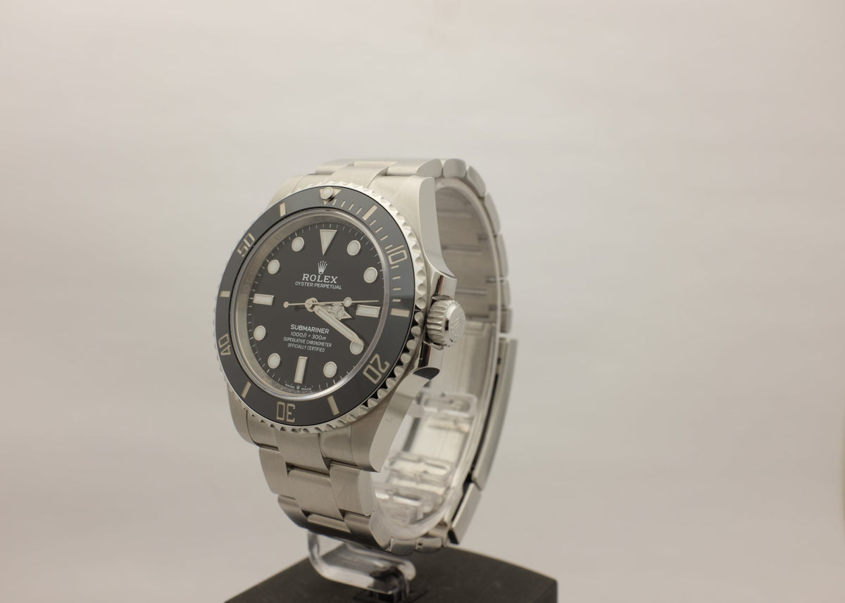 Rolex Submariner Steel No Date Ceramic 41MM 124060 Box Papers 2021