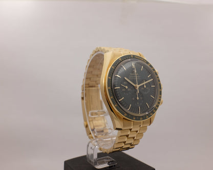 Omega Speedmaster Moonwatch 18K Yellow Gold Moonshine 42MM 310.60.42.50.10.001 Box Papers 2020