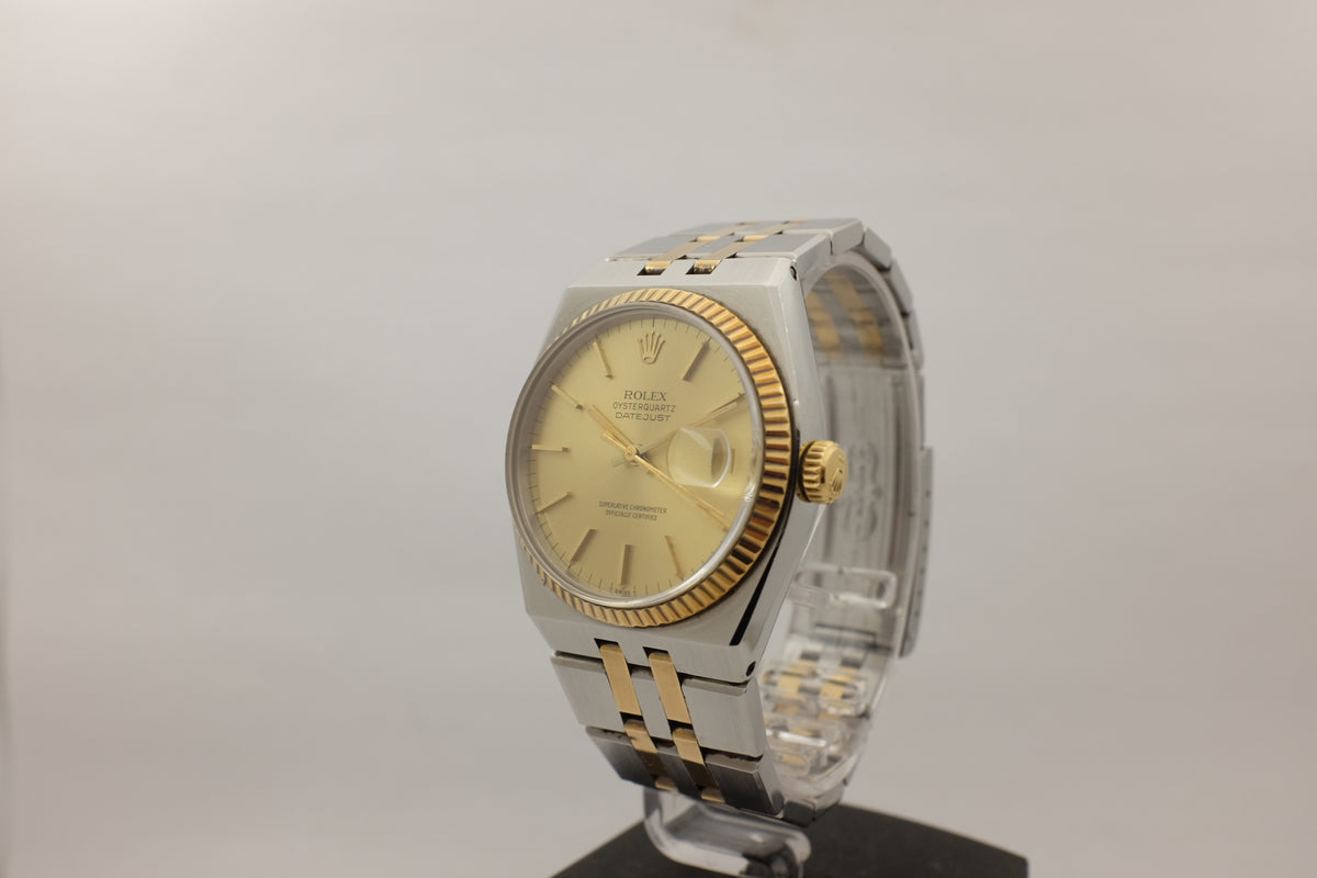 Rolex Oyster Quartz 18K Steel 36MM 17013
