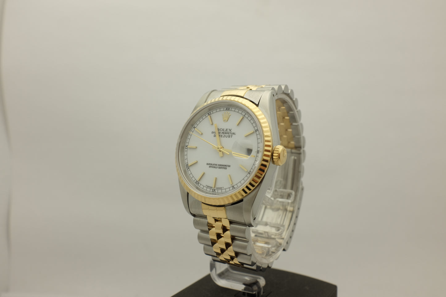 Rolex Datejust 18kt Steel Jubilee 36MM 16233 Box Papers 1993