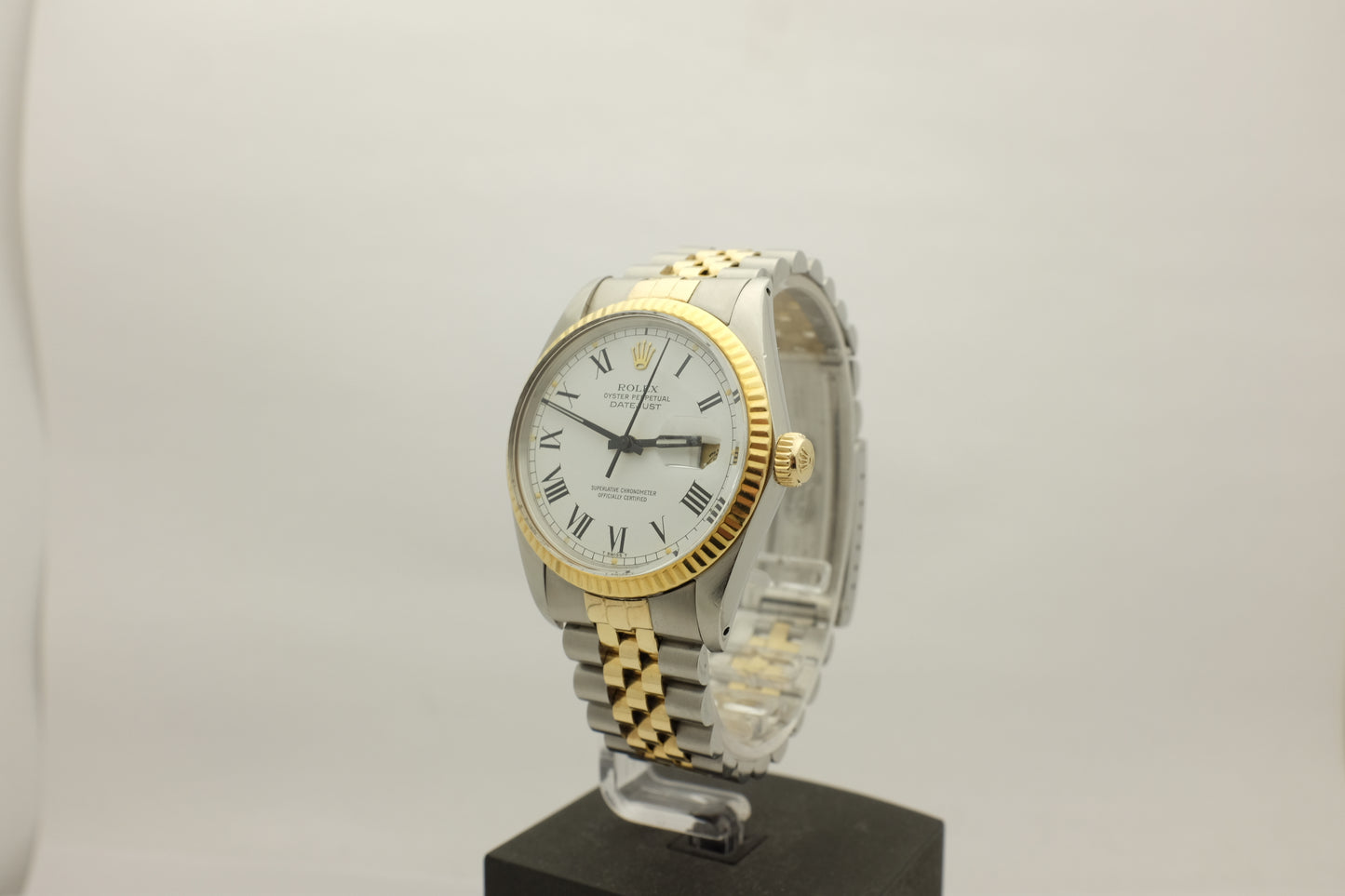 Rolex Datejust Gold And Steel Buckley Dial 36MM 16013