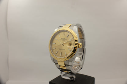 Rolex Datejust Yellow Gold Steel 41MM 126333 Box Papers 2021