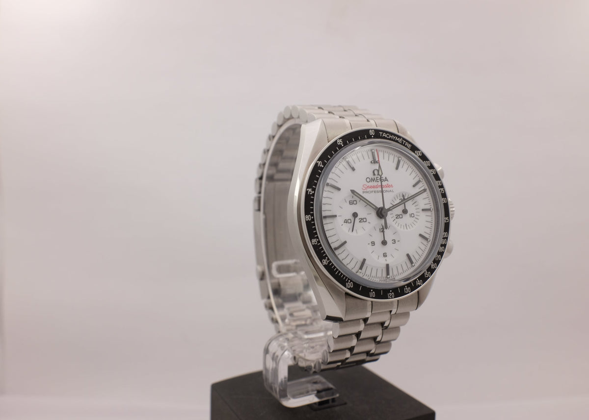 Omega Speedmaster Moonwatch White 42MM 310.30.42.50.04.001 Box Papers 2024