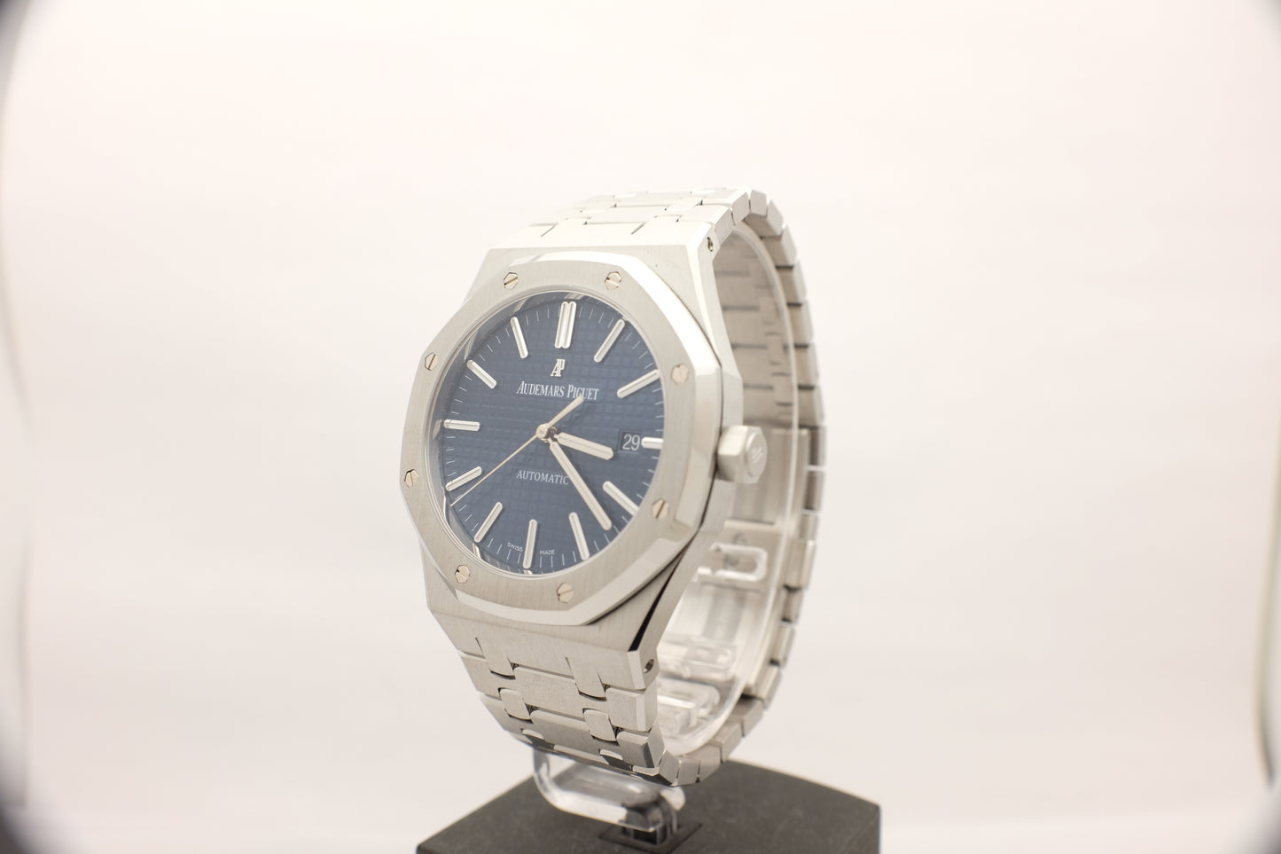 Audemars Piguet Royal Oak Steel Blue 41MM 15400ST.OO.1220ST.03 Box Papers 2014
