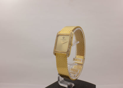 Vacheron Constantin 18K Yellow Gold Diamonds 20mm X 27mm
