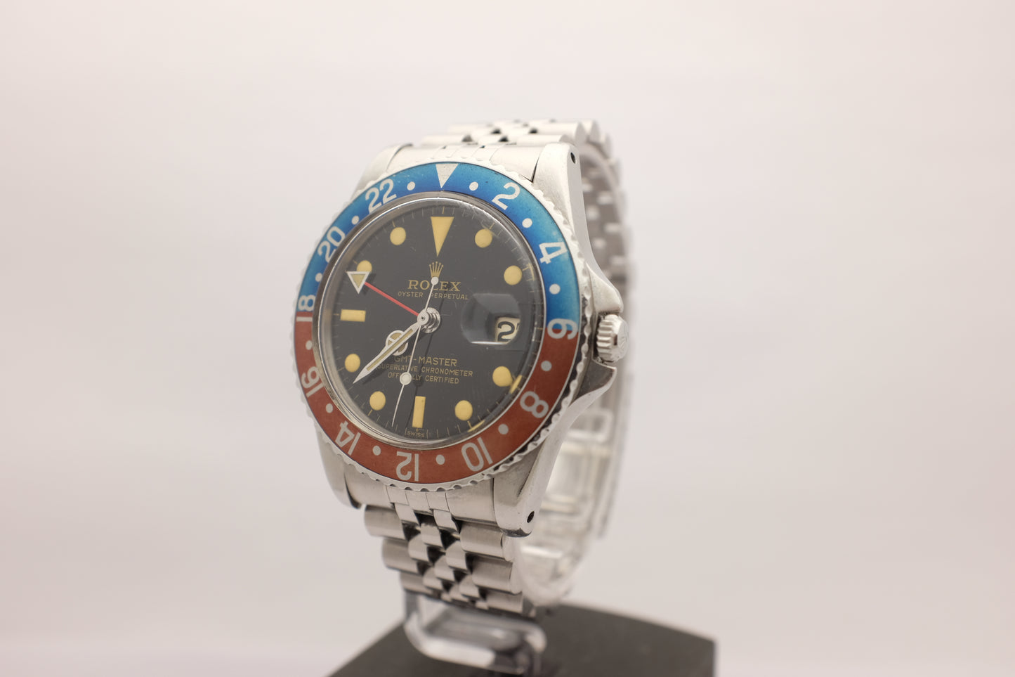 Rolex GMT Master Gilt Dial Pepsi 1675 40MM CIRCA 1960