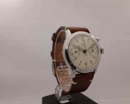Omega RCAF Monopusher Chronograph 1960's 38MM