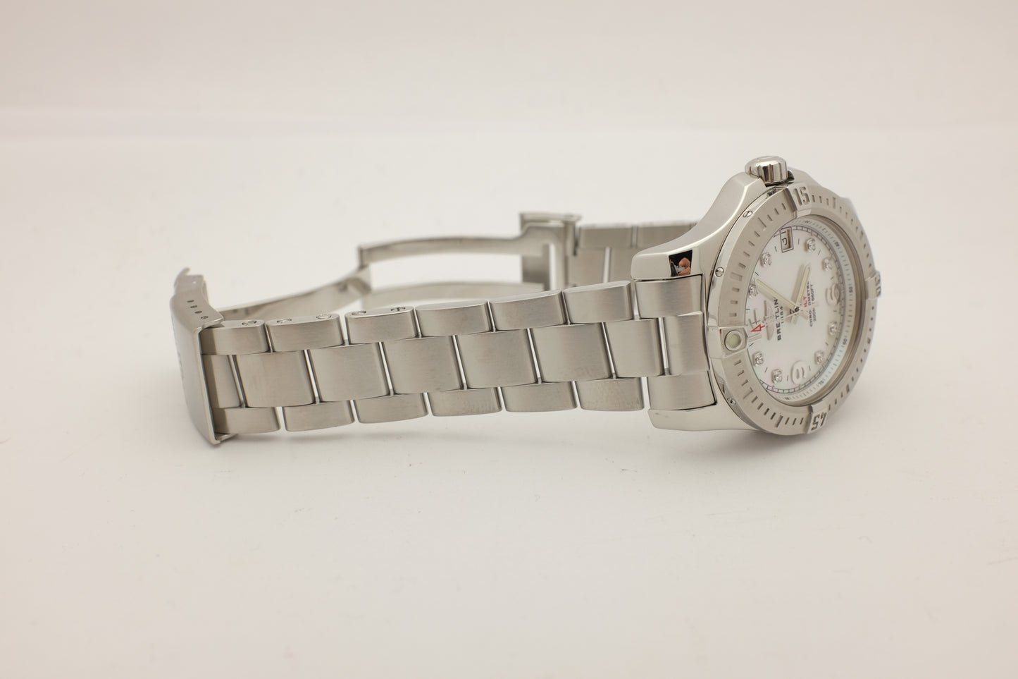 Breitling Colt 36MM MOP Diamonds 36MM A7438911/A771 Box Papers 2017