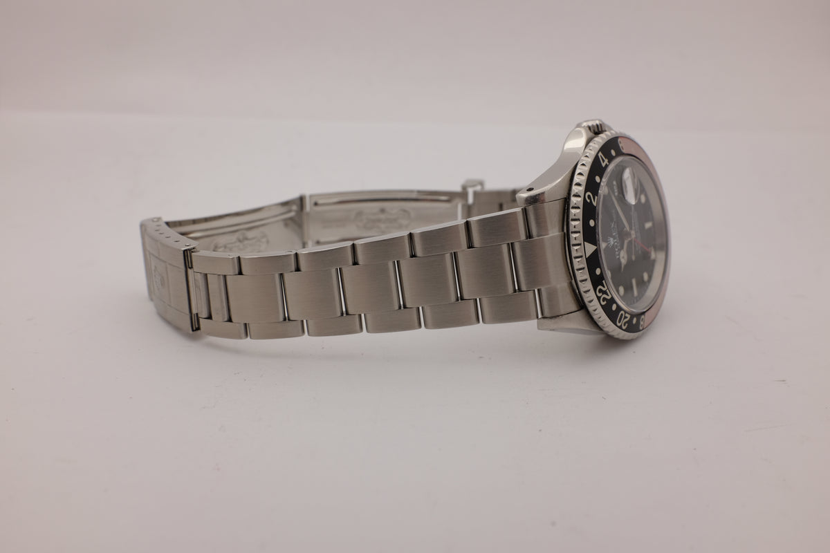 Rolex GMT Master II “FADED COKE” Bezel 16710 Box Papers 2002