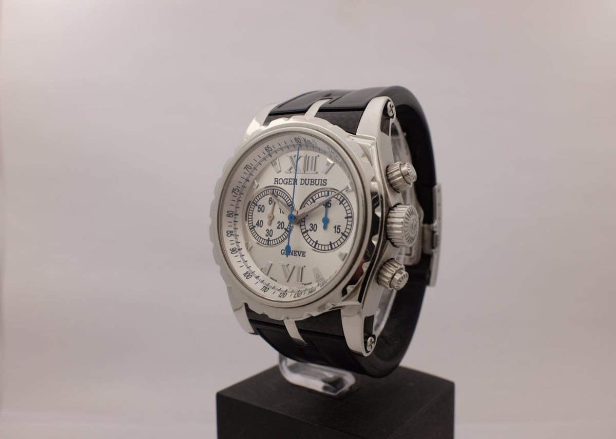 Roger Dubuis Sympathie Chronograph Steel Limited Edition 280Pcs 43MM Box Papers