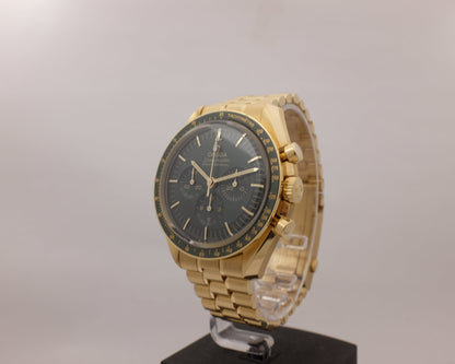 Omega Speedmaster Moonwatch 18K Yellow Gold Moonshine 42MM 310.60.42.50.10.001 Box Papers 2020