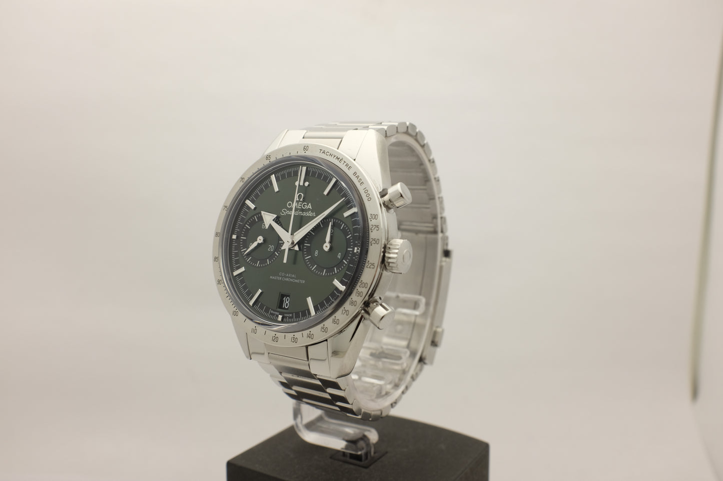 Omega Speedmaster 57 Green Chronograph 40MM 332.10.41.51.10.001 Box Papers 2023