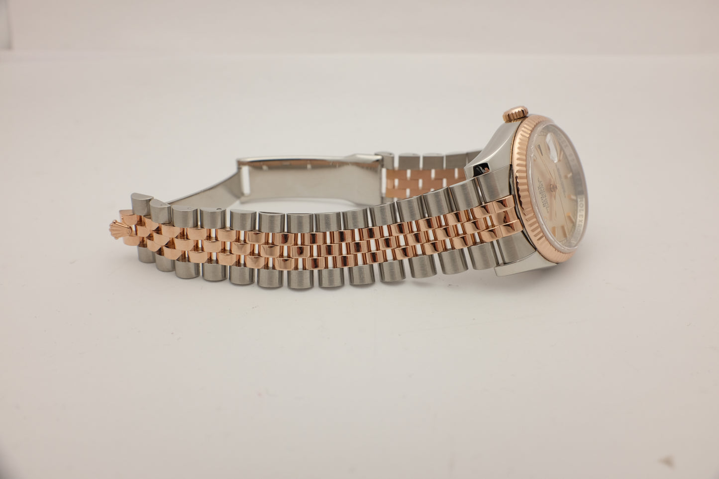 Rolex Datejust Jubilee 18k Rose Gold Steel 36MM 116231