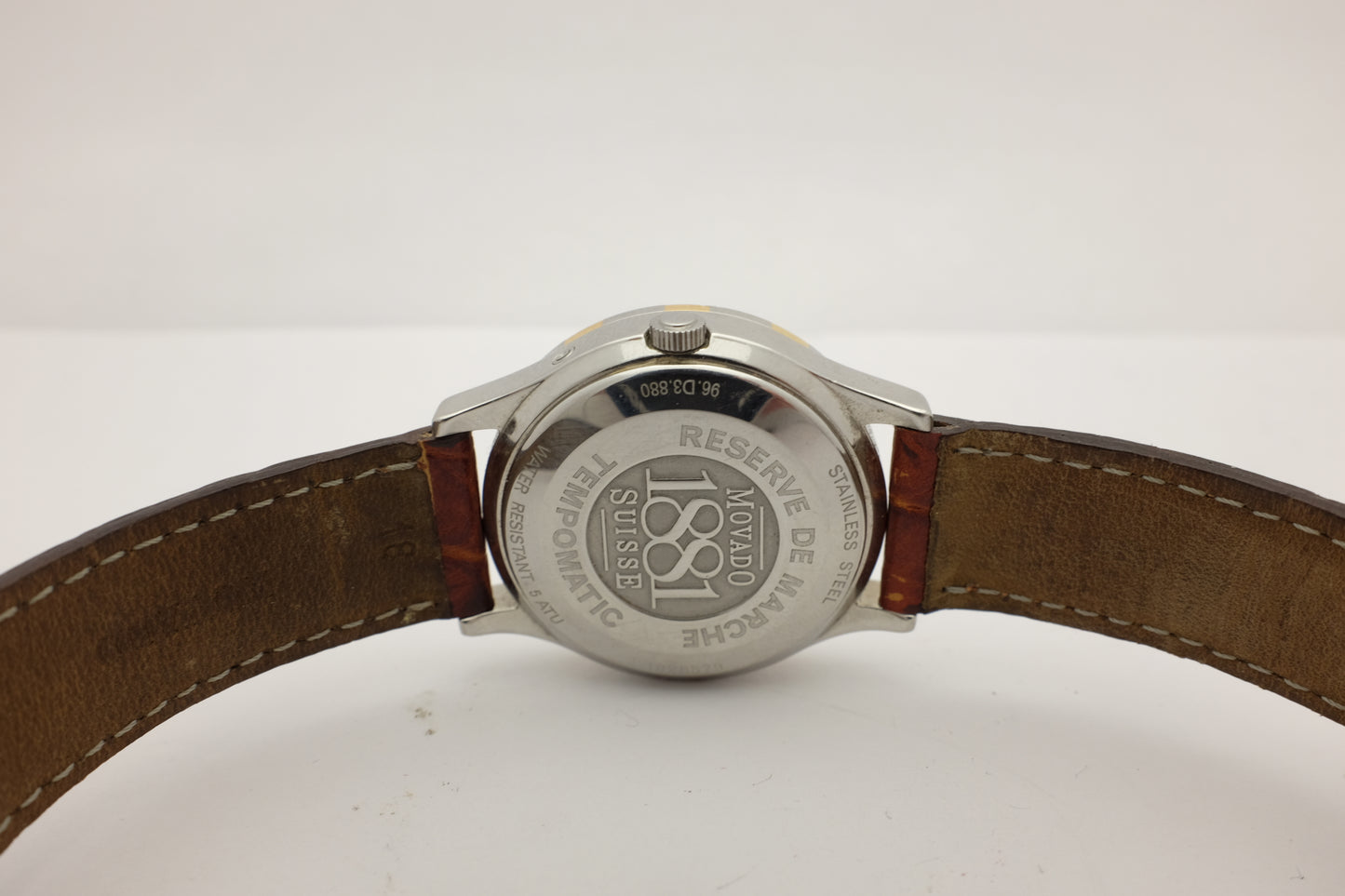 Movado SS 1881 Tempomatic Reserve de Marche GMT 35MM