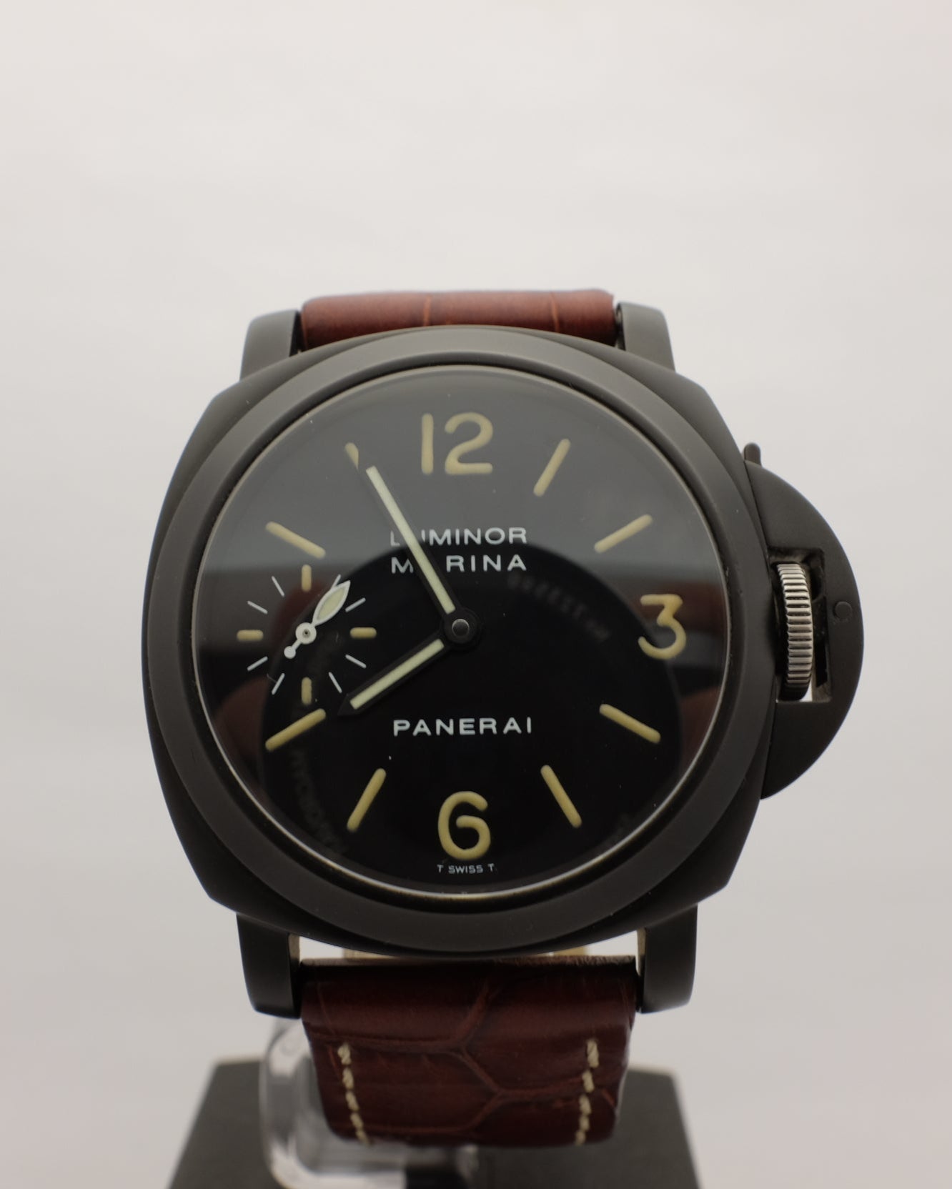 Panerai Luminor Marina PAM00004 RARE Cadran Tritium B Series PVD 6502 Case Box Papers