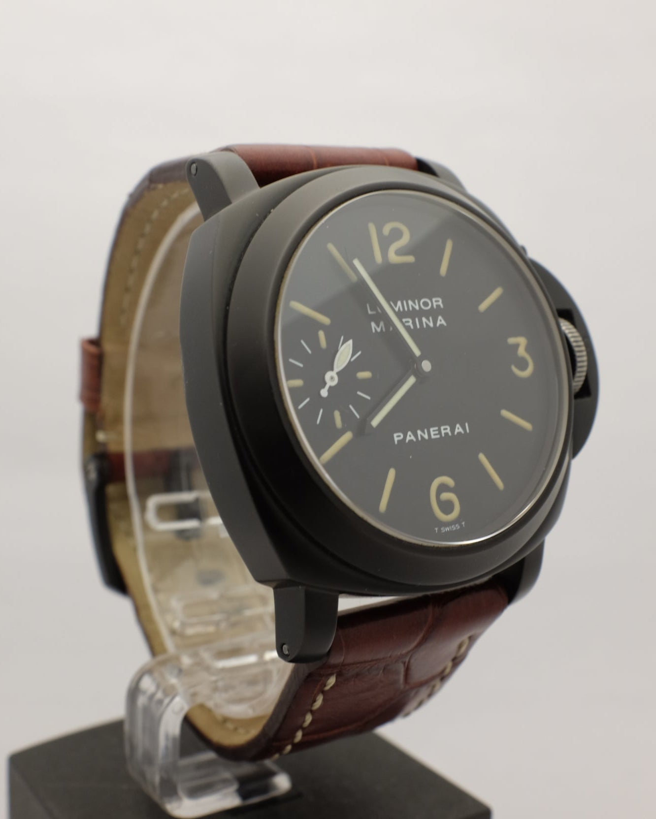 Panerai Luminor Marina PAM00004 RARE Cadran Tritium B Series PVD 6502 Case Box Papers