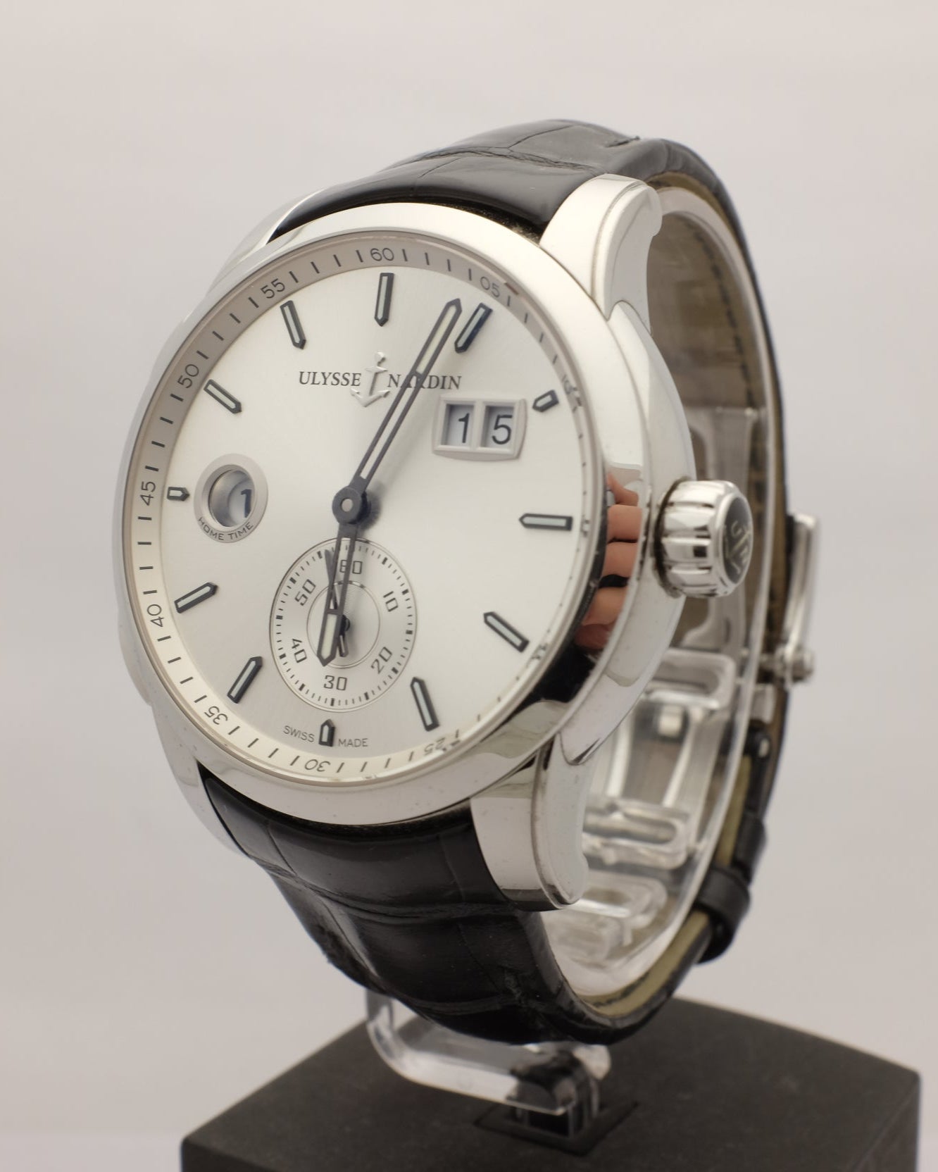 Ulysse Nardin Dual Time Steel 42MM 3343-126/91 Box Papers 2015