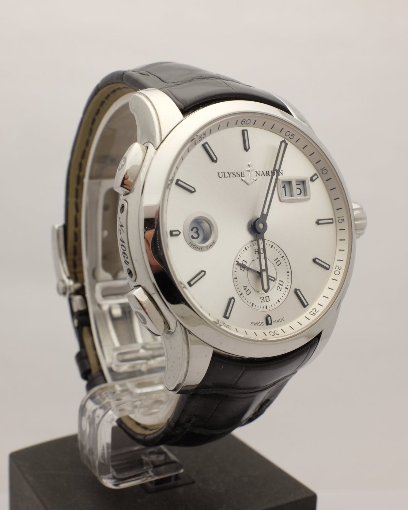 Ulysse Nardin Dual Time Steel 42MM 3343-126/91 Box Papers 2015