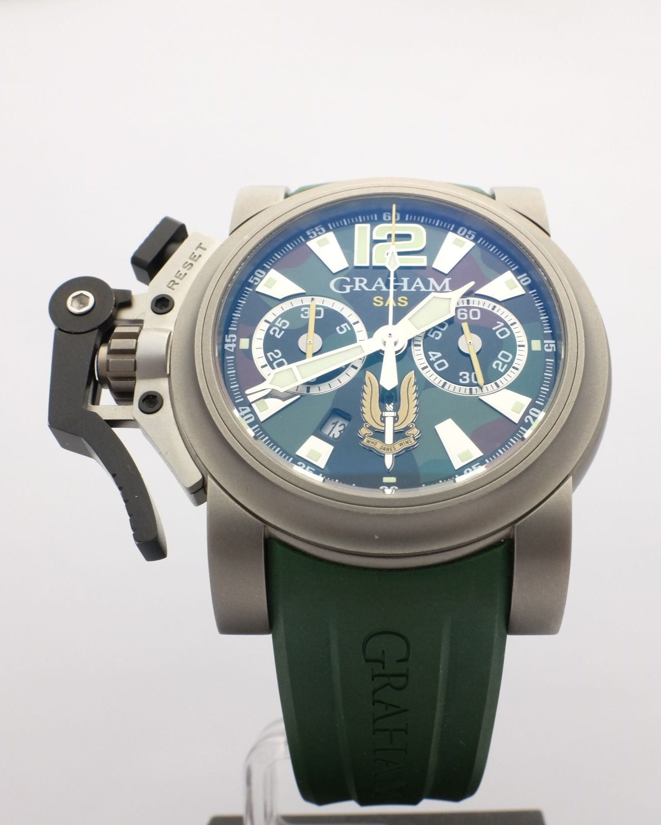 Graham Chronofighter Oversize Commando SAS Limited Edition of 300Pcs 47MM 20VJT.G03A.K10B Box Papers