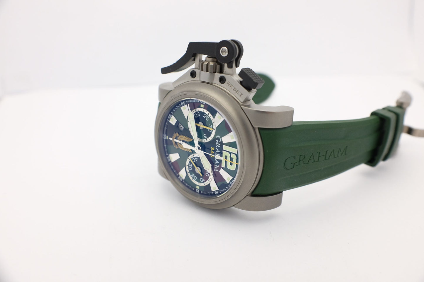 Graham Chronofighter Oversize Commando SAS Limited Edition of 300Pcs 47MM 20VJT.G03A.K10B Box Papers