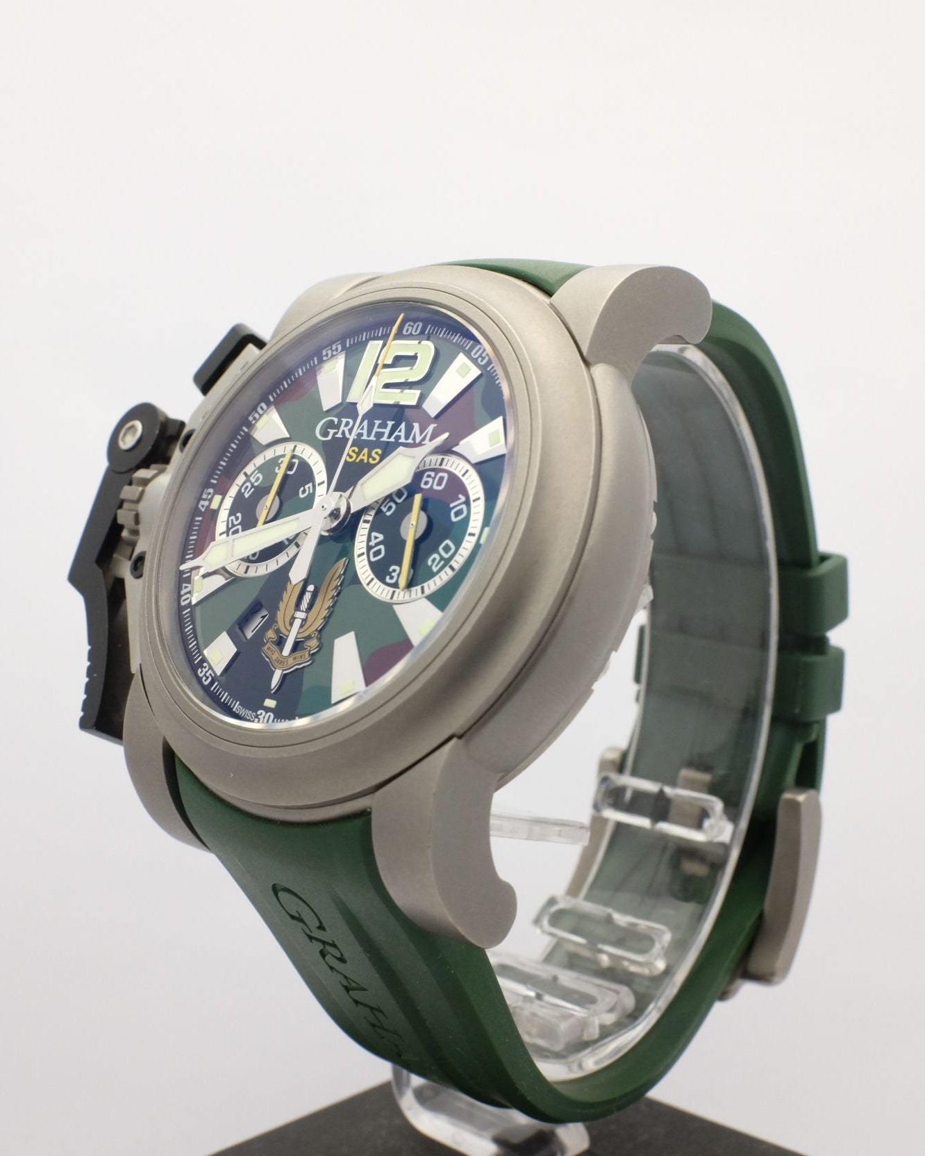 Graham Chronofighter Oversize Commando SAS Limited Edition of 300Pcs 47MM 20VJT.G03A.K10B Box Papers