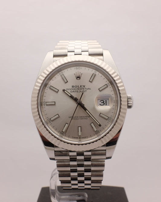 Rolex Datejust 41MM Fluted Bezel 126334 Box Papers 2019