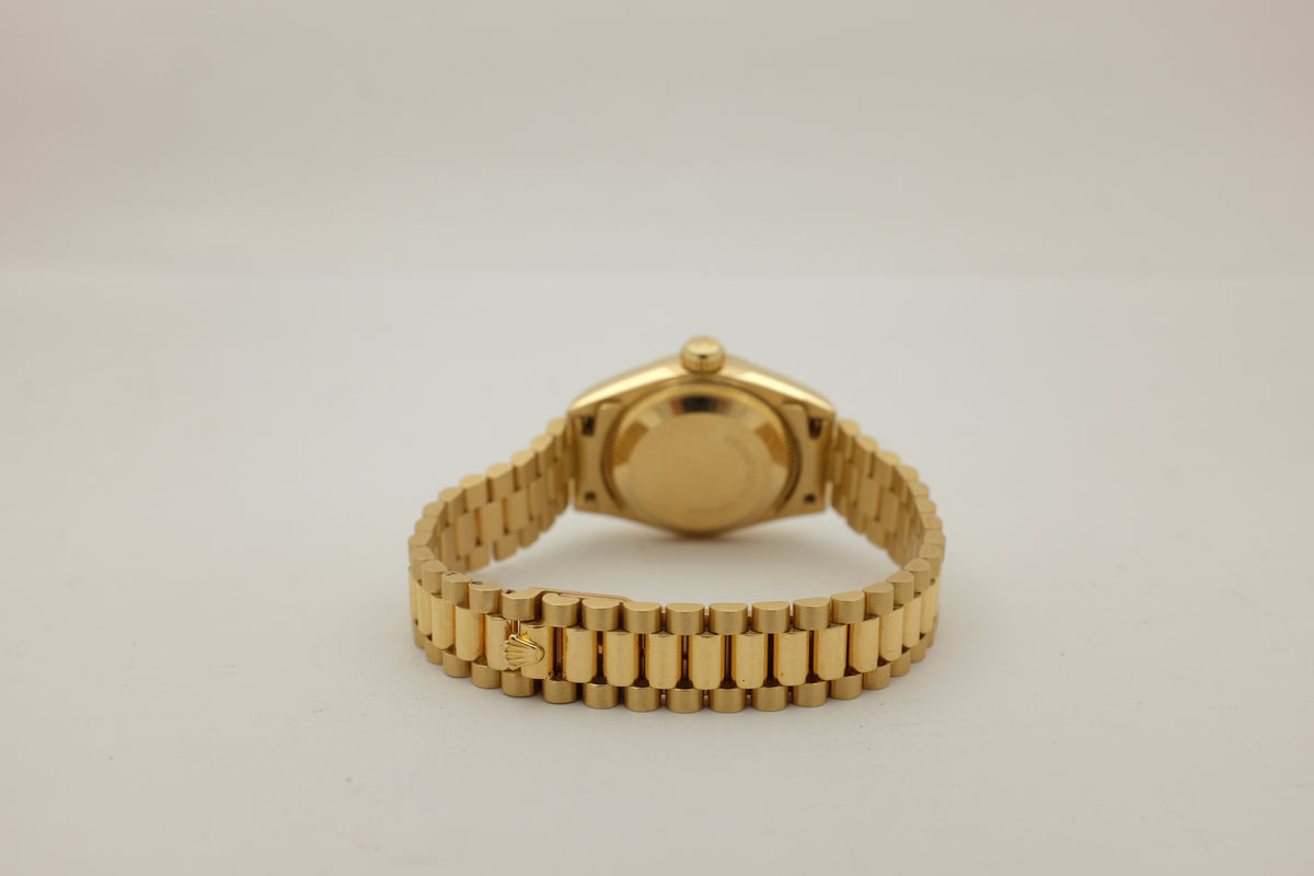 Rolex Datejust 18K Yellow Gold Factory Diamonds 26MM 69178