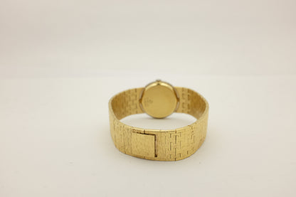 Piaget 18K Yellow Gold Jade Dial Factory Diamonds 28MM