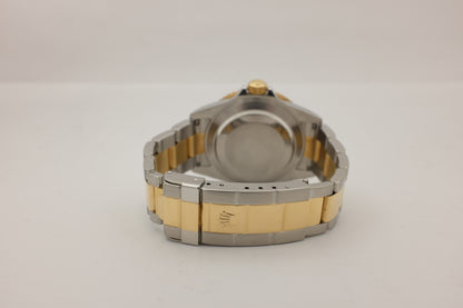 Rolex Submariner Black 18K Yellow Gold Steel 40MM 16613
