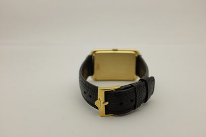 Jaeger-LeCoultre Rectangular Tiger Eye Dial 18K Yellow Gold 28MM X 41MM MENS size
