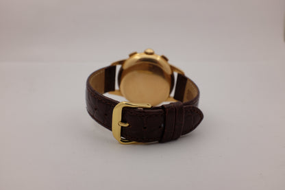 Longines 13ZN 18K Rose Gold Flyback Chronograph 1950's 38MM