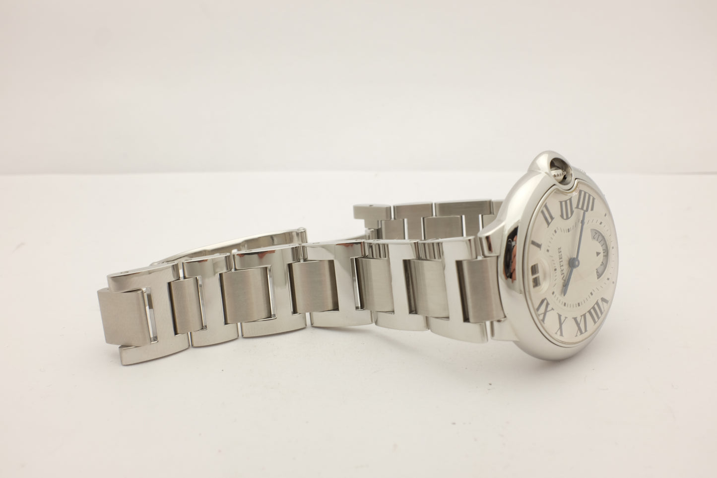 Cartier Ballon Bleu Dual Time Zone Steel 38MM W6920011 Box Papers 2011