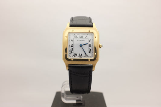 Cartier Santos Dumont Extra Flat 18kt Yellow Gold 27MM 96054 CIRCA 1990's