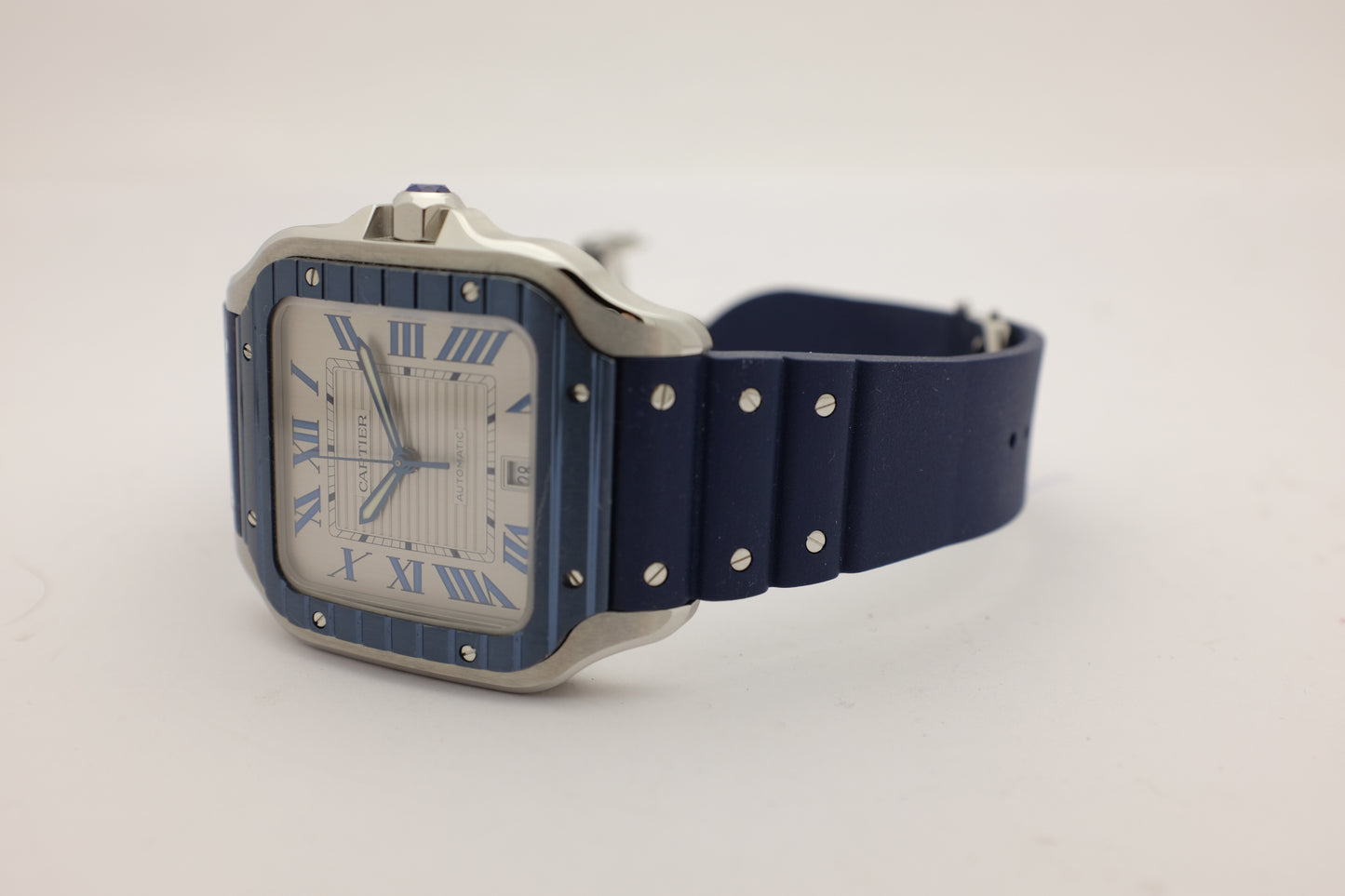 Cartier Santos De Cartier Large Blue WSSA0048 Box Papers 2021