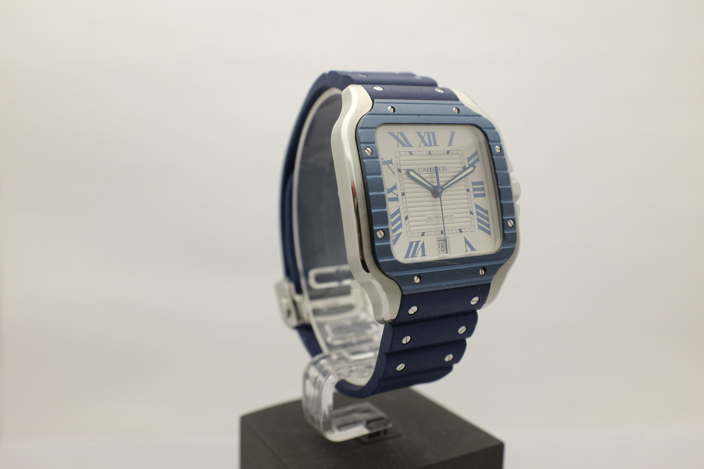 Cartier Santos De Cartier Large Blue WSSA0048 Box Papers 2021