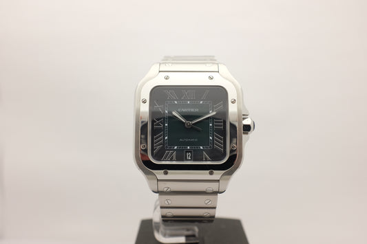 Cartier Santos Dumont Large Green WSSA0062 Box Papers 2023