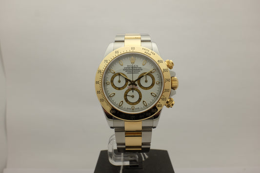 Rolex Cosmograph Daytona 18K Steel 116523 Box Papers 2002