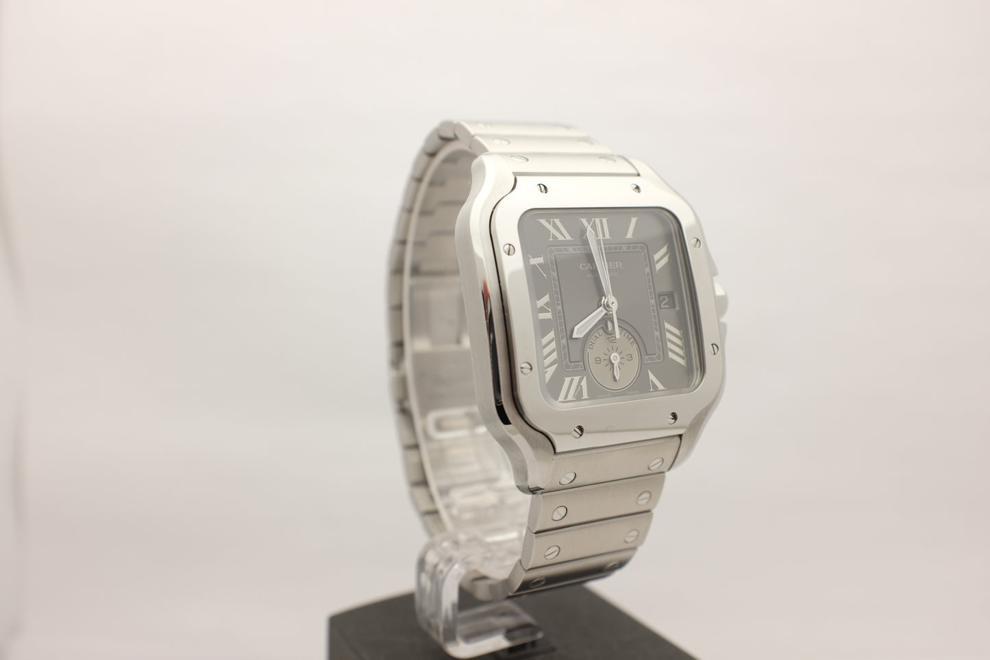 Cartier Santos Dumont Large Dual Time WSSA0076 Box Papers 2024