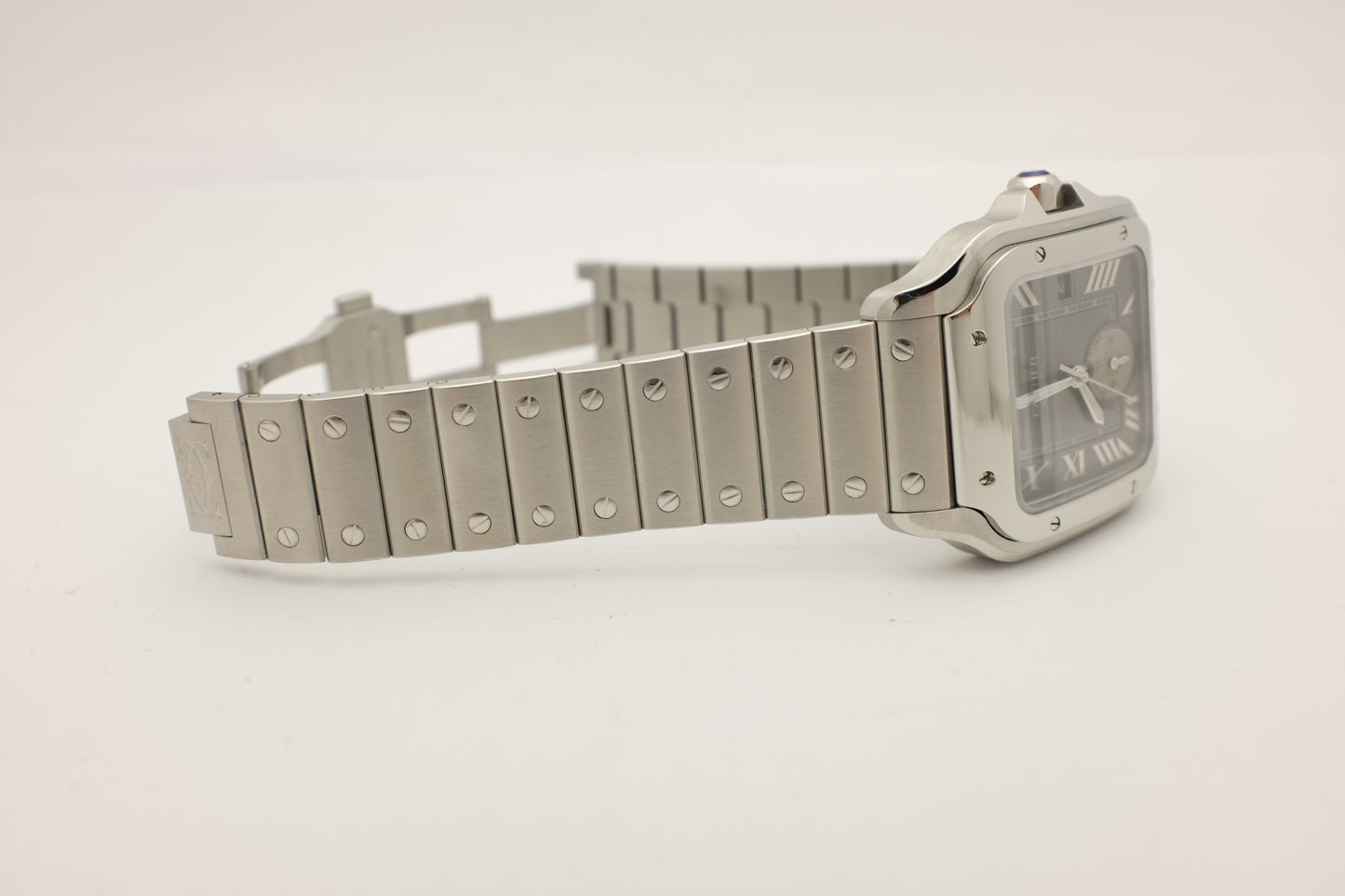 Cartier Santos Dumont Large Dual Time WSSA0076 Box Papers 2024