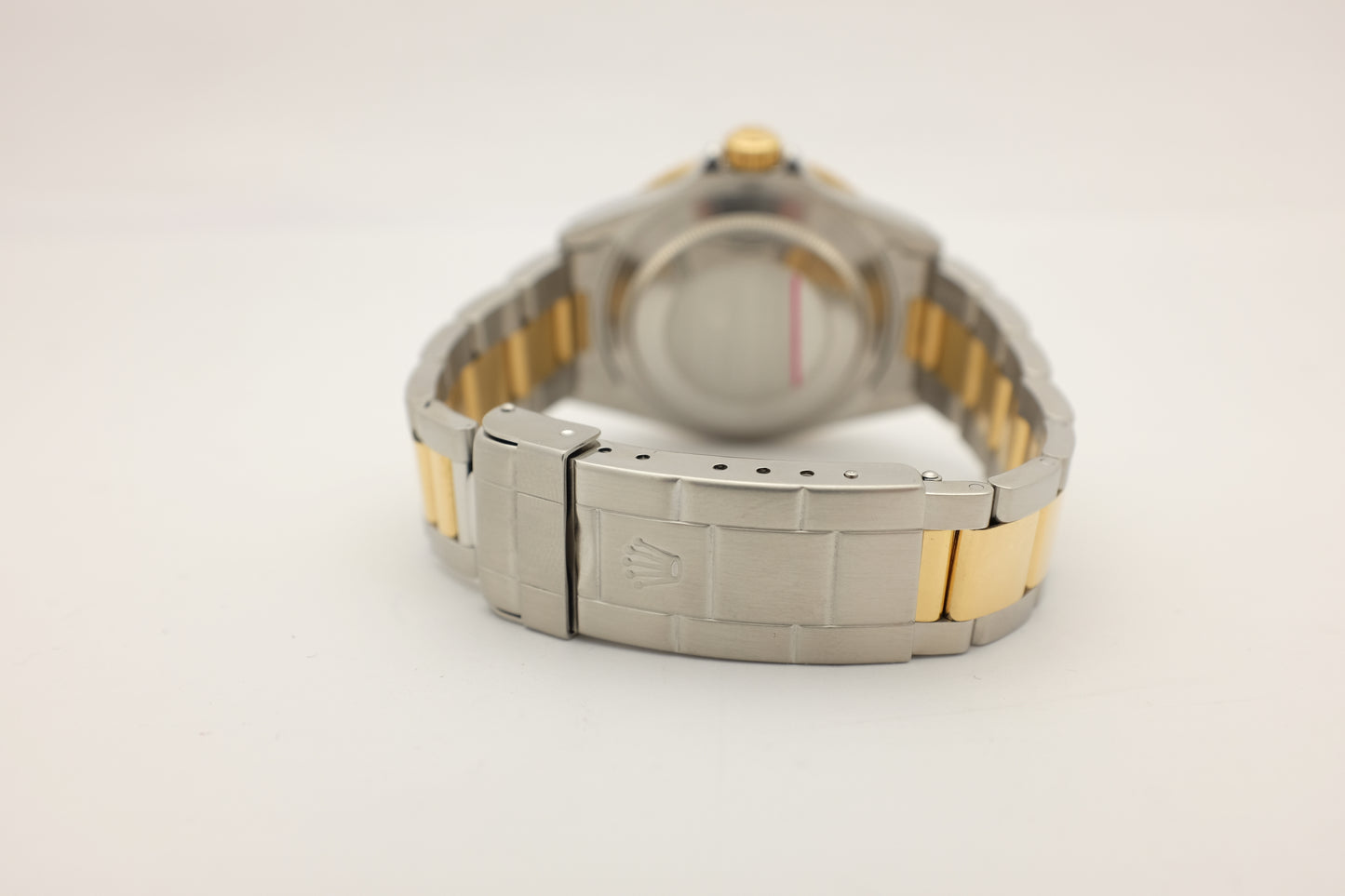 Rolex Submariner 18k Yellow Gold Stainless Steel Blue Box Papers 1997