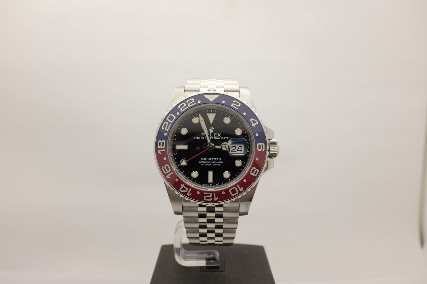 Rolex GMT Master II Ceramic “Pepsi” 40MM 126710BLRO Box Papers 2021