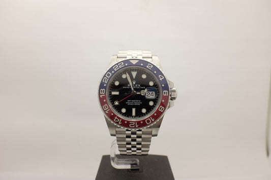 Rolex GMT Master II Ceramic “Pepsi” 40MM 126710BLRO Box Papers 2021