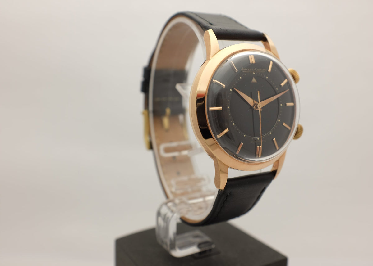 Jaeger LeCoultre Memovox 18K Rose Gold RG Jumbo 36.5MM circa 1960